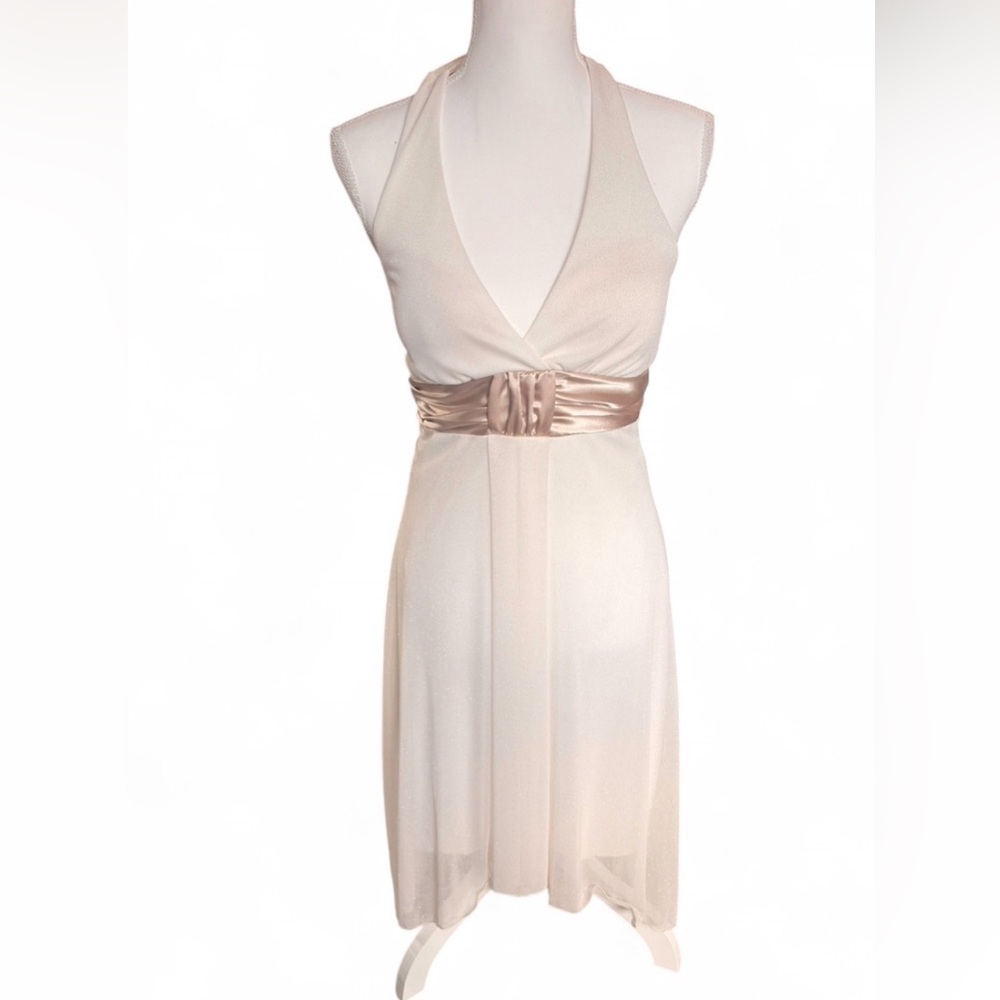 y2k Speechless champagne glitter halter dress  | New‎ with tags ✨ prom